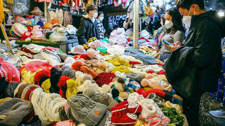 Shopping at Da Lat Night Market