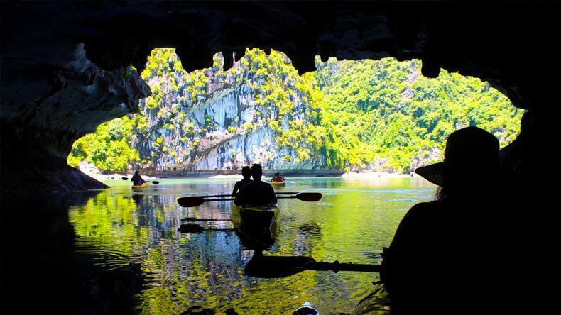 Dark and Bright Cave